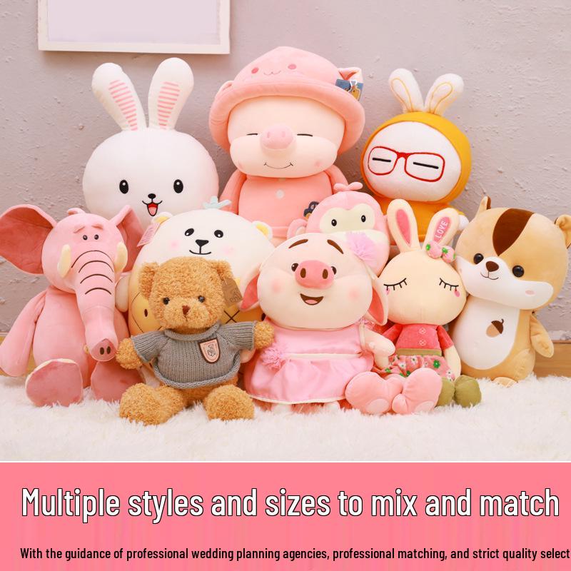 Plush Wedding Toss Dolls - Creative Cloth Stuffed Animal Game Gift