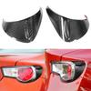 2pcs Carbon Fiber Taillight Eyebrow Trim Rear Light Eyelids Cover Exterior Decor Fit for Toyota 86
