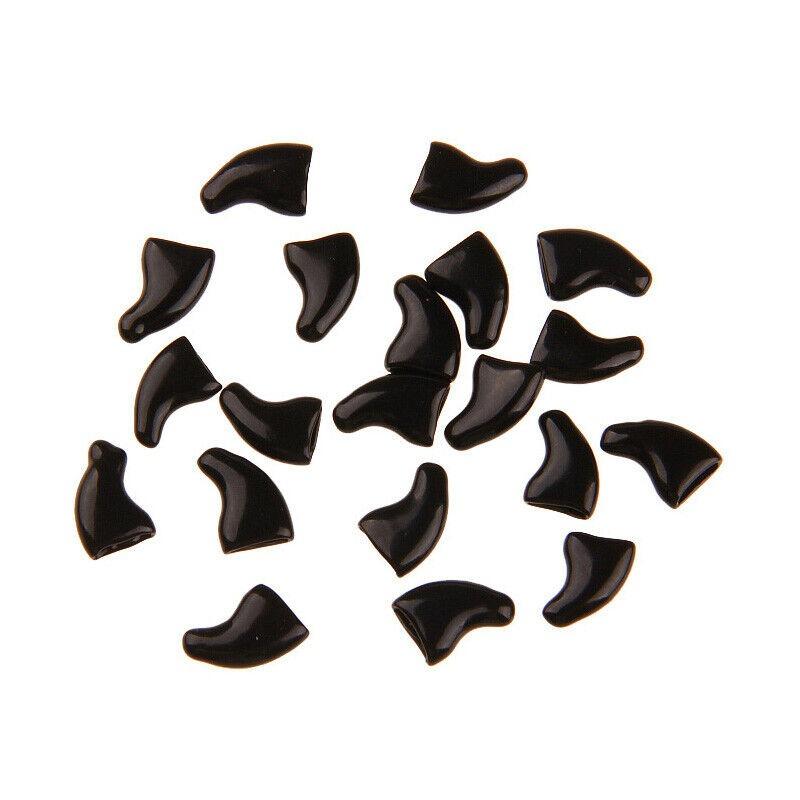 20 Pcs Haustier Hund Pfoten Krallen Nägel Kappen Abdeckungen Weiche Schutzhülle Sparkle Mult-Farben