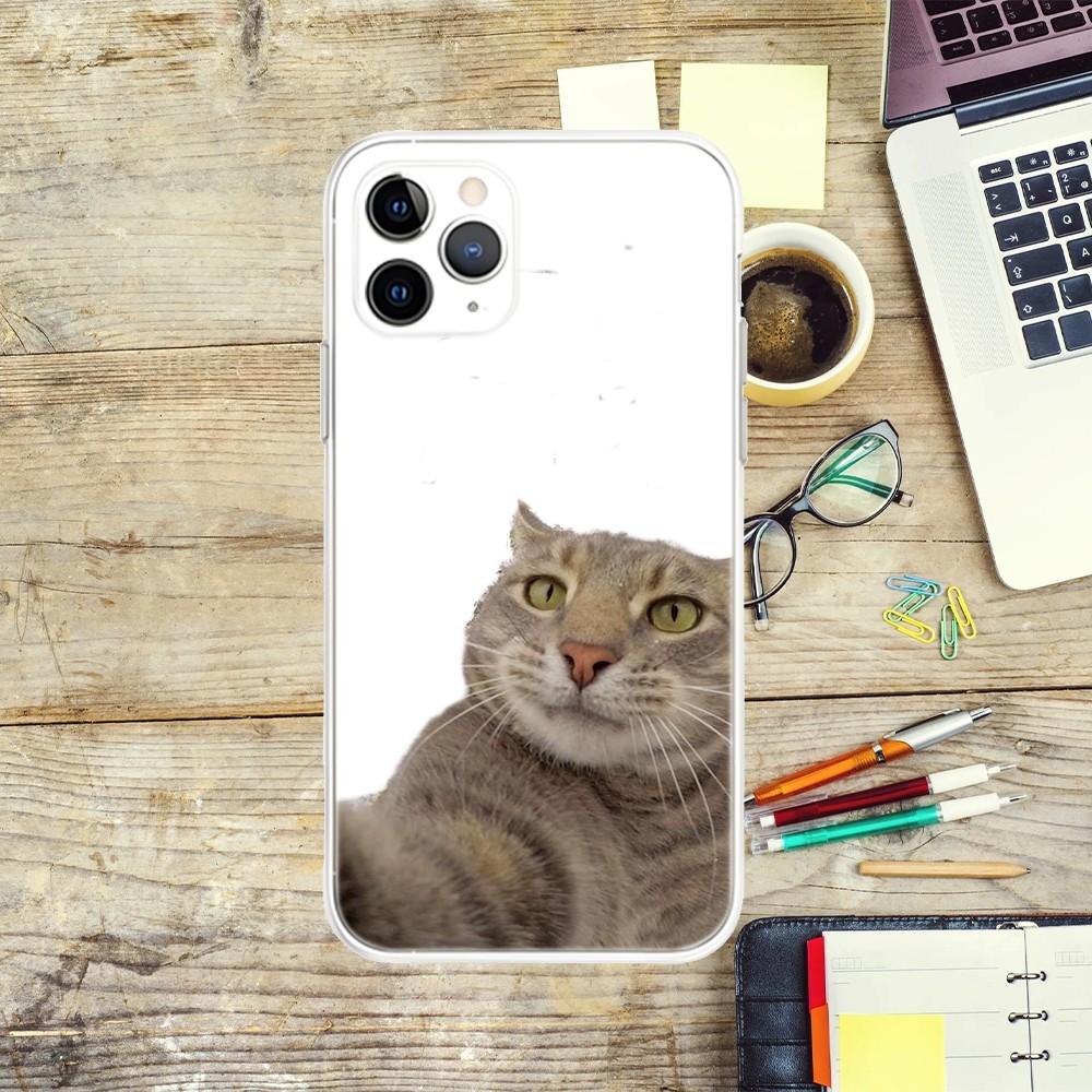 Cute Funny Cat Dog Phone Case For iPhone Apple 15,14,13,12,Mini,11,Pro,Max,Plus,X,XR,XS,8,SE,2020,Plus Transparent Cover