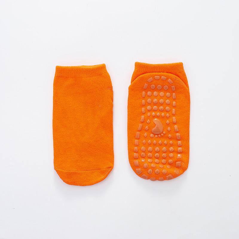 

Детские нескользящие носки для батута: Легкий, Дышащий, Точечный захват для безопасной игры и ходьбы, Идеально подходит для весны и лета. 1-4 years (Under Size 28) оранжевый