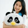 Lunar Panda Duck Plush Toy With Heart Flower Decor For Kids And Teens