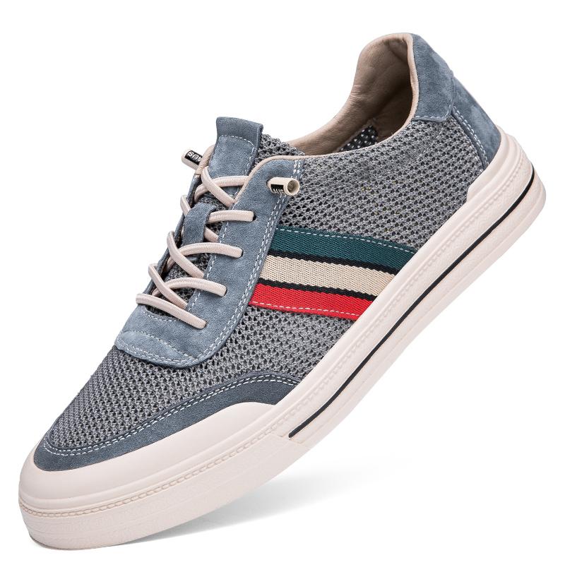 Fashion Autumn Hot Selling Mesh Breathable Men's Oxford Shoes Massage Soles Comfortable Men's Sports Shoes Commuting Walking Shoes