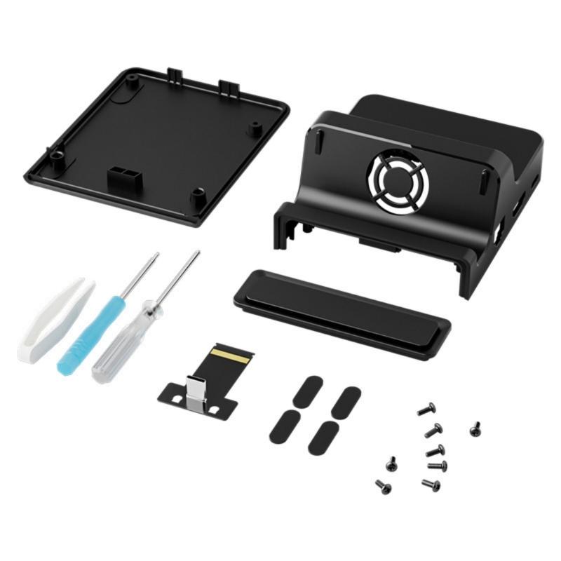 Game Console Bracket Holder for NS2 Desktop Stand Game Machine Support Bracket with Ventilation Hole Pocket Size 1