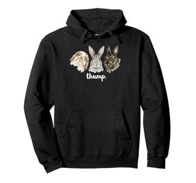Rabbit Thump Funny Rabbit Lover Funny Thump Hoodie