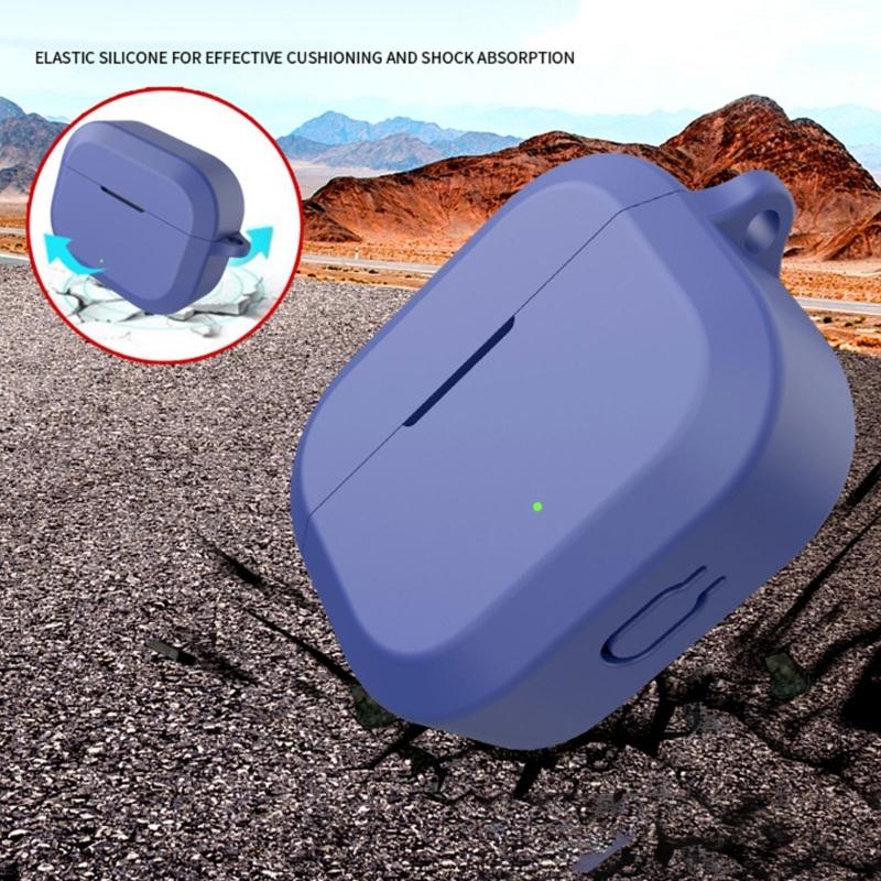 Headphone Cover Shockproof Wrap Case Skin Antiscratch Guard Washable Silicone Housing Shell Enhances Grip for Nord Buds