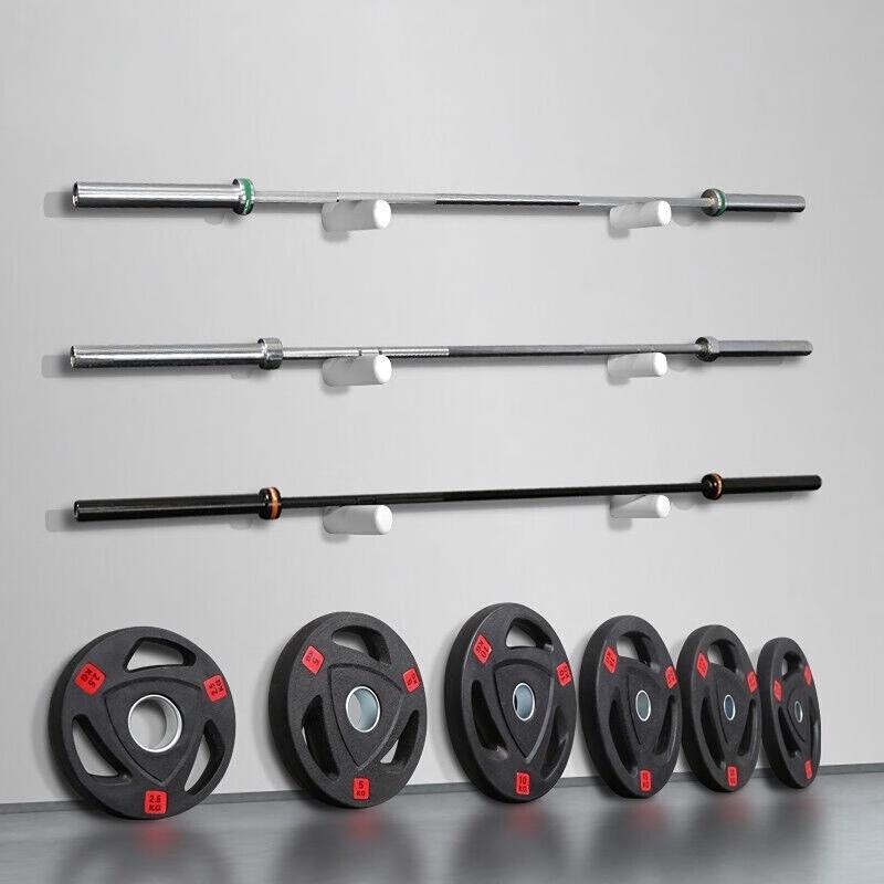 25kg Rubber Coated Grip Barbell Weight Plate