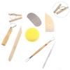 8Pcs/Set Pottery Diy Tool Clay Molding Ceramics Molding Tools Artwork Kit