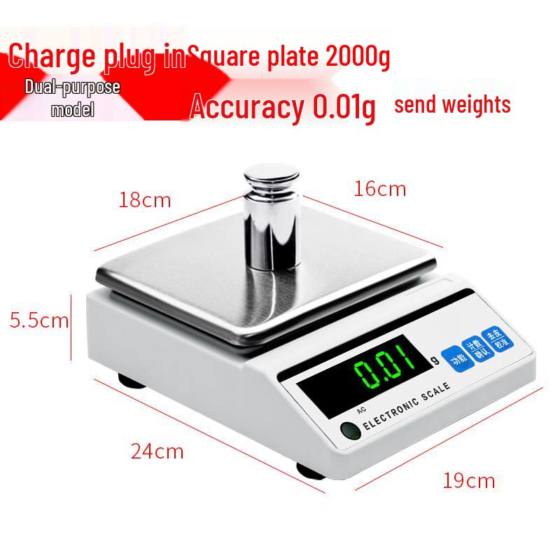 Ru Han High-Precision Electronic Gram Scale
