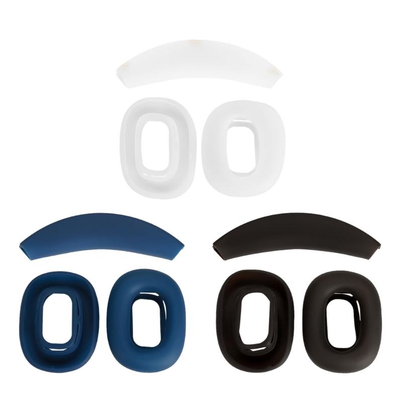 Silicone Ear Pads For Selected Headphones Sweat Resistant And Light Weight Comfort Ear Pads Foam Ear Cushions Pillow