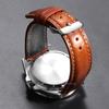 Calfskin Leather Watchband Quick Release Watch Band Wrist Strap with Silver Stainless Steel Buckle 18mm 19mm 20mm 21mm 22mm Belt