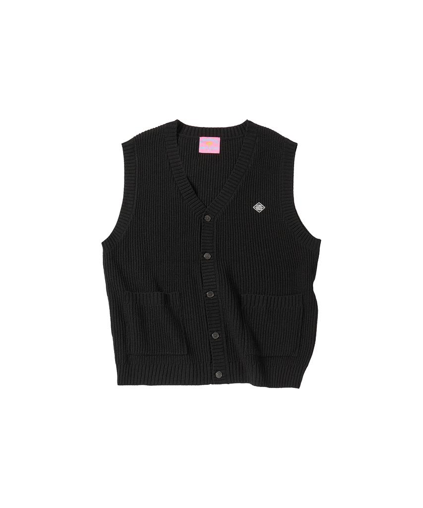 Comoninoz V-Neck Sweater Vest [Black]