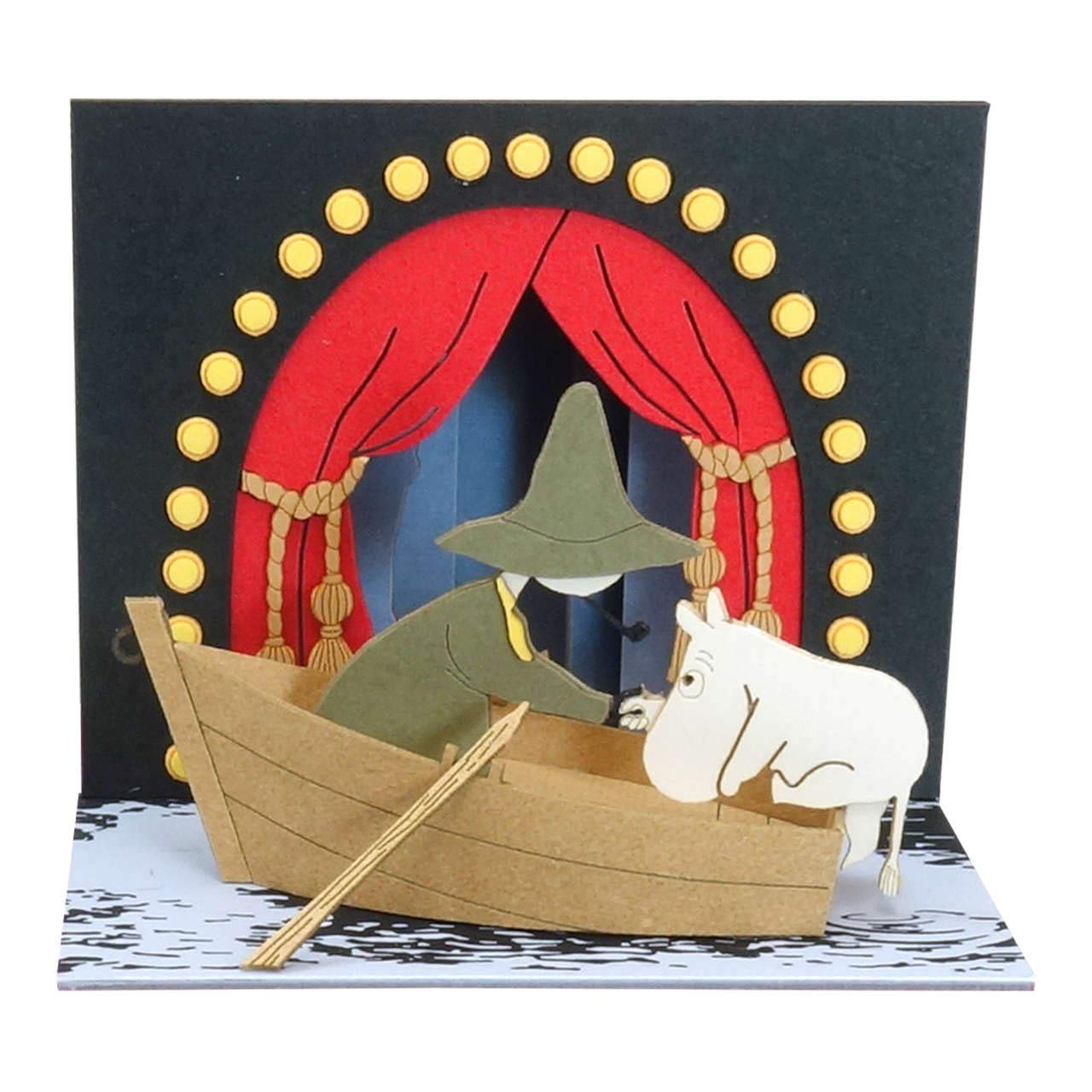 

Sankei Moomin Mini Series Муми-тролль и Снусмумрик Бумажное моделирование MP09-09