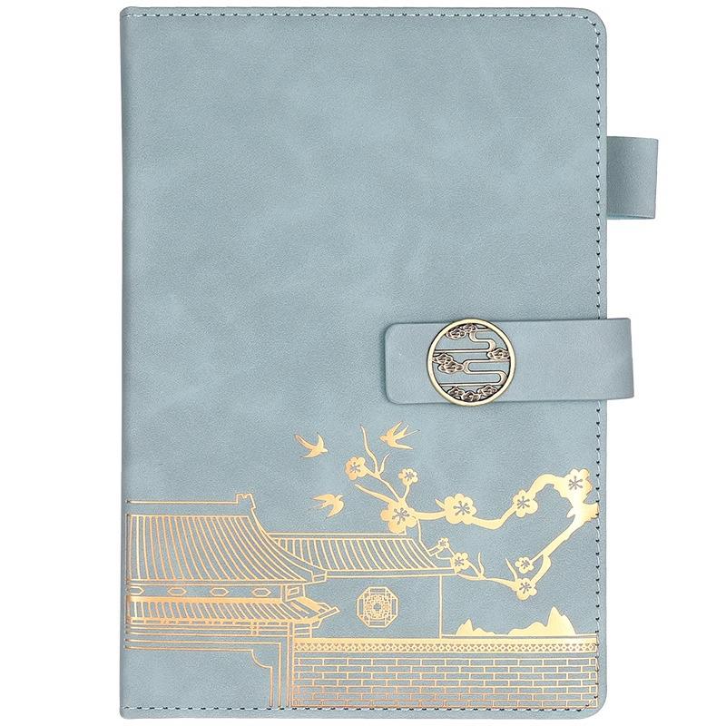 Chinese Style A5 Business Notebook Gift Set