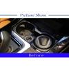 For BMW X3 X4 G01 G02 2018-2021 ABS Chrome Silver Car Central Control Water Cup Holder Frame Trim Car Accessories