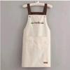 Oil-proof Kitchen Aprons Large Pocket Cooking Aprons New Working Clothes