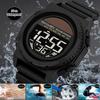 Skmei Solar Energy Digital Watches forMens LED Waterproof Swimming Chronograph TPU Strap Date Week Military Sports Wristwatch