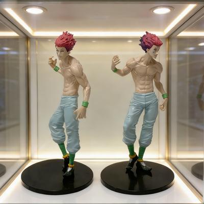 Neue Hisoka Figur Hunter x Hunter PVC Schreibtischornament Anime Actionfigur Spielzeug für Kinder Jungen Mädchen Geburtstagsgeschenk