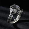 Niche Unisex Adjustable Rattlesnake Alloy Ring