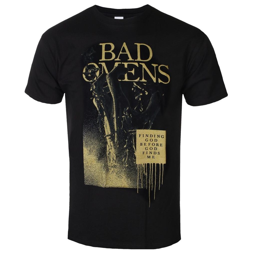 Bad Omens Finding God Before God Finds Me Graphic T Shirt Men Women Metal Rock Band Front Print Vintage Dark Music Tshirt