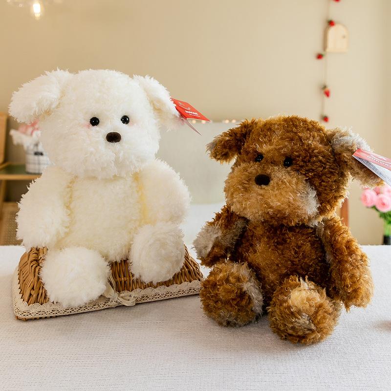 Creative New Jumping Dog Doll Texture Super Throw Pillow Super Soft Teddy Dog Doll Grab Machine Doll Gift