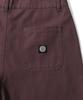 UCLA Unisex Retro Preppy Woven Wide Work Pants [Dk-Brown](Ub9Lp21)