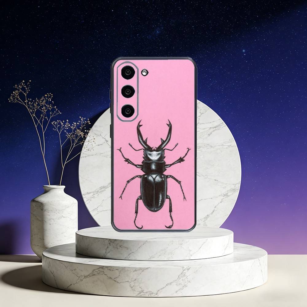 B-Biology Art Insects Bugs Phone Case For Samsung Galaxy A73,A72,A71,A70,A53,A52,A51,Others Soft Black Cover