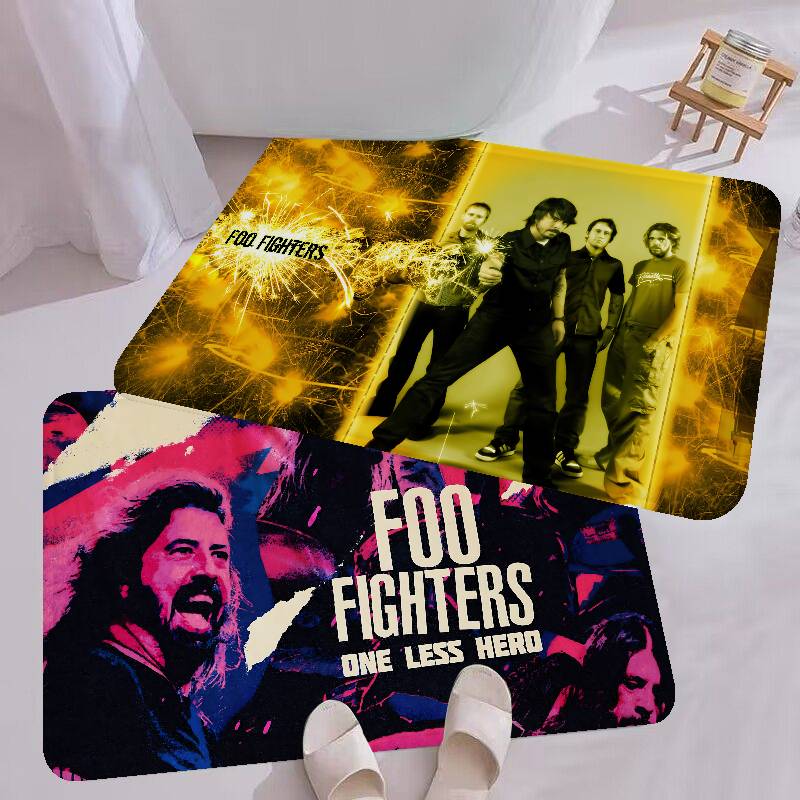 Klassische Rockband F-Foo F-Fighters Fußmatte Retro Mehrfachauswahl Wohnzimmer Küchenteppich Rutschfest Moderne Heimdekoration