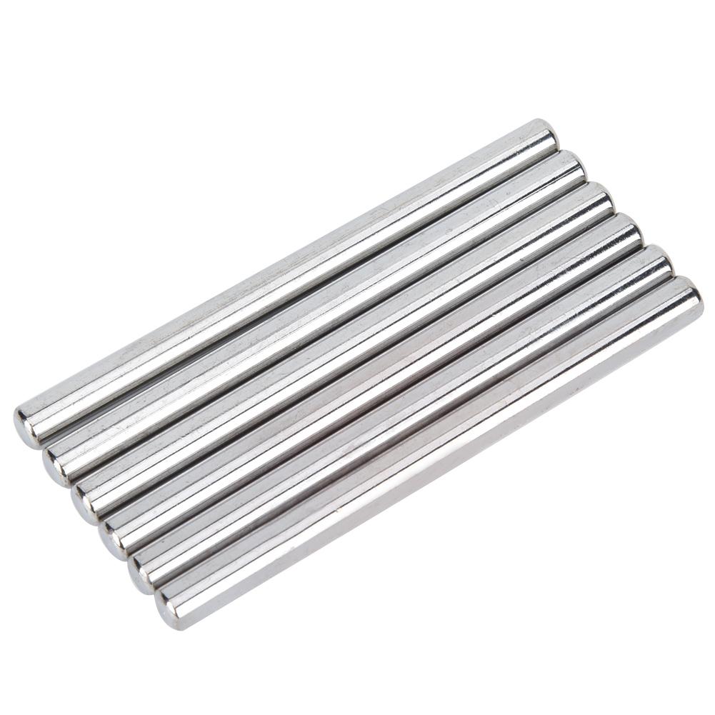 6Pcs Rod D Axle 303 304 Stainless Steel Accuracy Ground Industrial Robot Parts 80x6mm