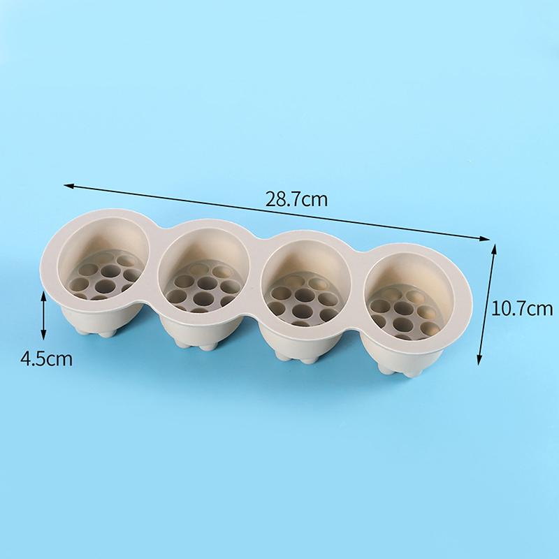 3D Handmade Soap Silicone Molds Diy Resin Oval Shape Massage Soaps Crafts