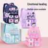 Kuromi Lightweight Large Capacity Schoolbag for 6th Grade Girls - Spine Protecting Double Shoulder Design