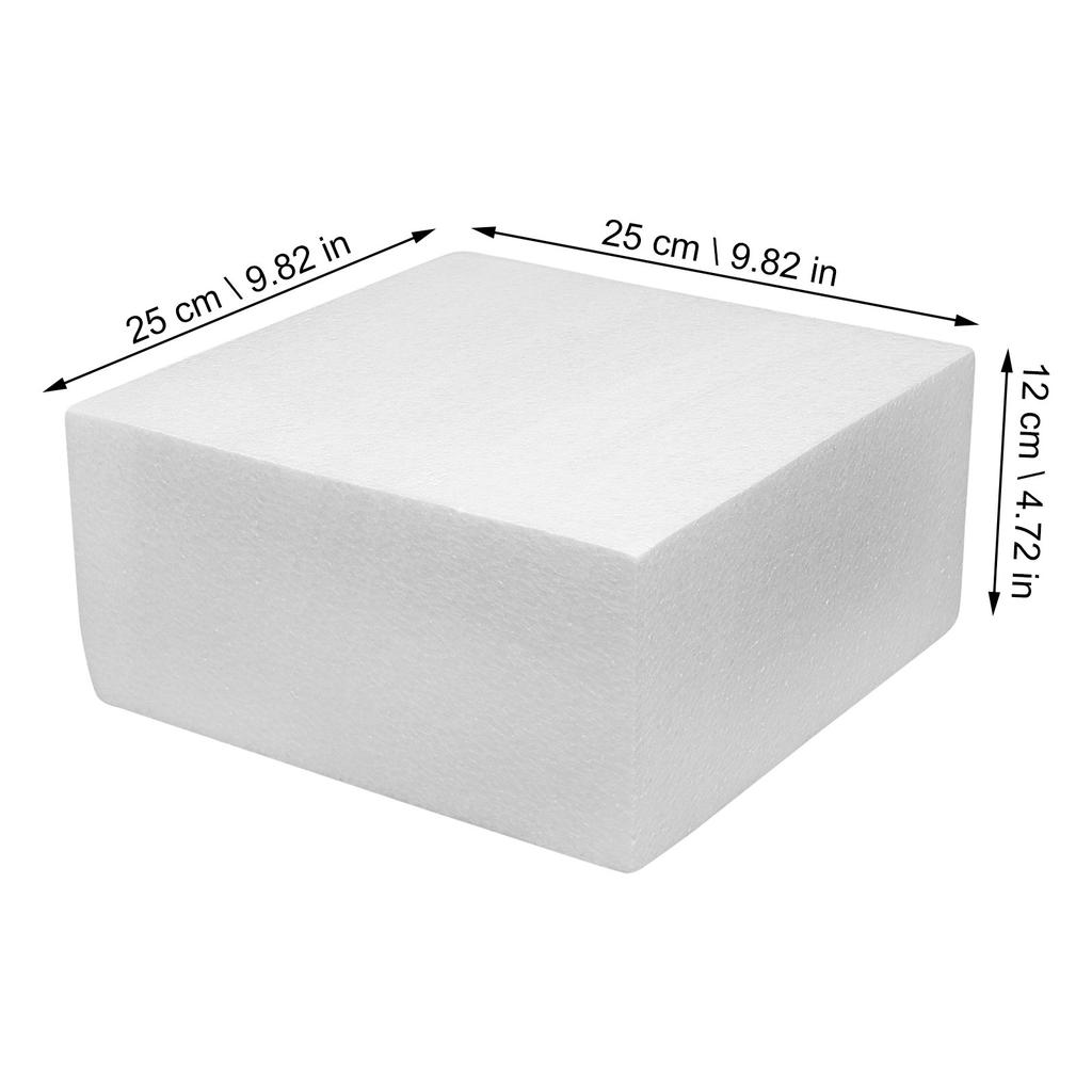 Foam Blocks DIY White Foam Sculpting Block for Crafts Art Projects Painting Cake Decorations Wedding Party Supplies