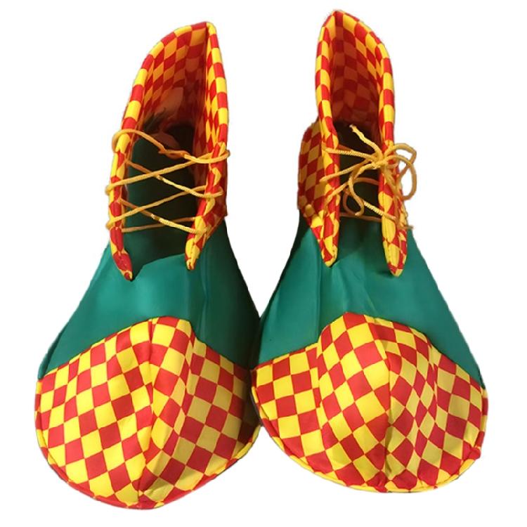 Full Feature Adult Clown Cosplay Set for Halloween Celebration Role Play Rainbow Wig Nose Bowtie Gloves Accessories Set