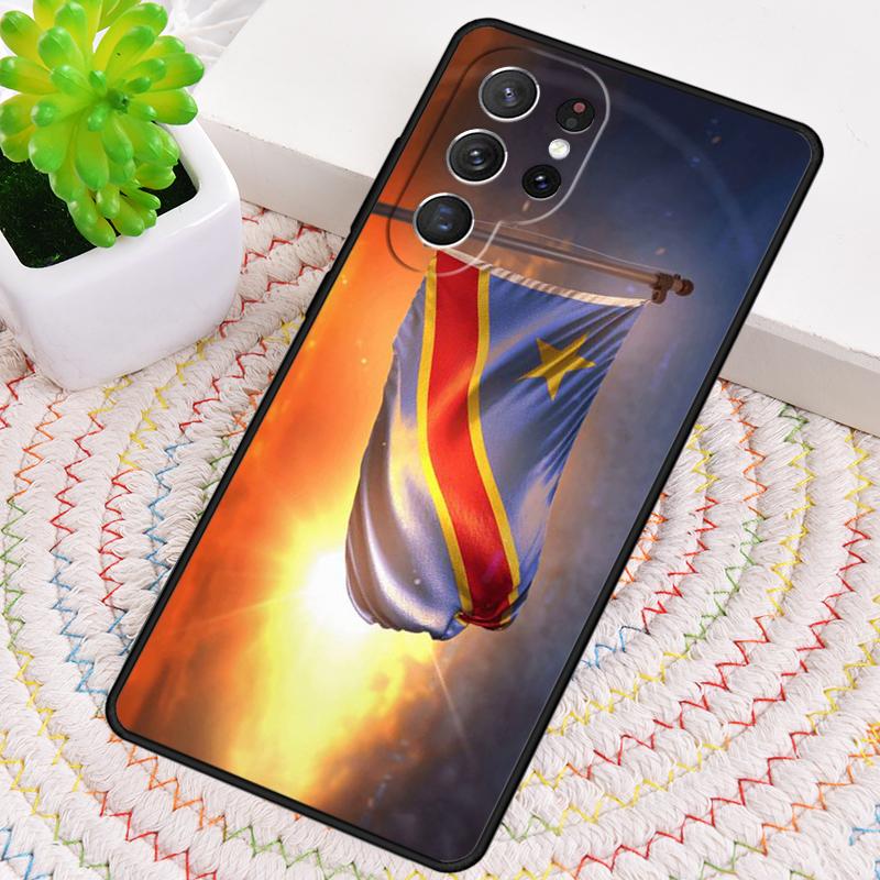 Congo Flag Soft Phone Case for Samsung Galaxy Note 10 Pro S26 Ultra S23 S24 FE S25 S21 S22 PLUS Shockproof Cove