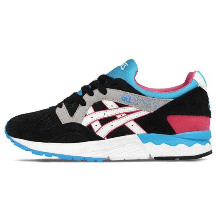 ASICS Gel-Lyte 5 Men Black Pink White Lifestyle Shoes H508L-9001 EU 38