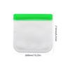 10 Pack Large Capacity Food Storage Bags Leakproof PEVA Materials Freezer Safe Reusable Containers for Office Lunch