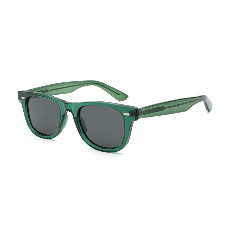 Fashionable Square Polarized Sunglasses Classic High-end UV Resistant Glasses for Men and Women Outdoor Travel Sunscreen Goggles