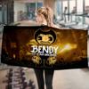 Horror Game B-Bendy And The Ink M-Machine Big Microfiber Beach Towels Quick Dry Towel Sand Beach Towels Pool Towel