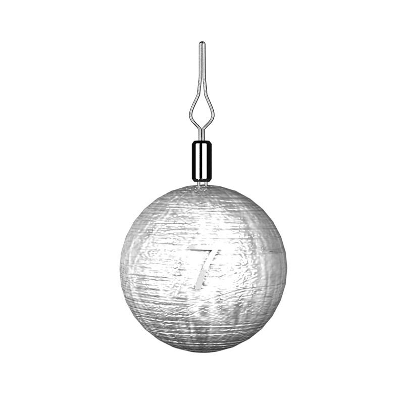 FTK 50PCS Fishing Ball, 3.5 To 14g Fishing Weight, Drain Belt Swivel Weight Length 22mm-33mm
