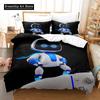 3D Print Anime Astro Bot Bedding Set Single Twin Full Queen King Size Bed Set Adult Kid Bedroom Duvet Cover Sets Home Textiles