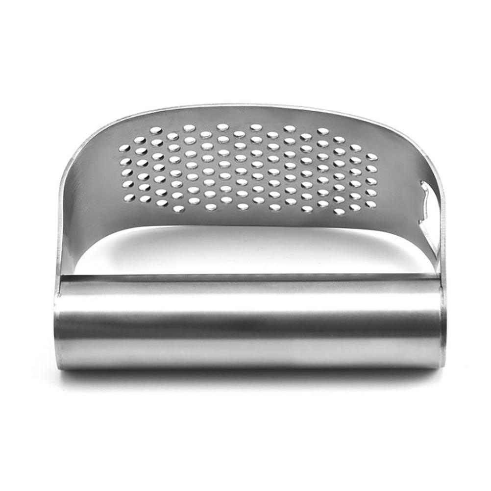 Stainless Steel Garlic Press Mincer Crusher Peeler Chopper with Bottle Opener Kitchen Gadget