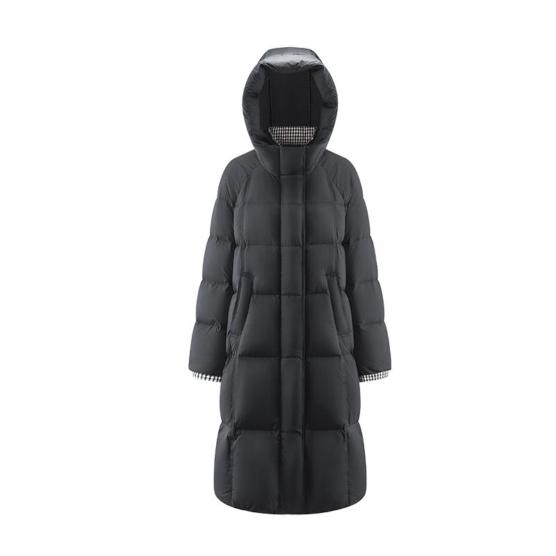Ailalayi Women's Long Puffer Hooded Down Jacket
