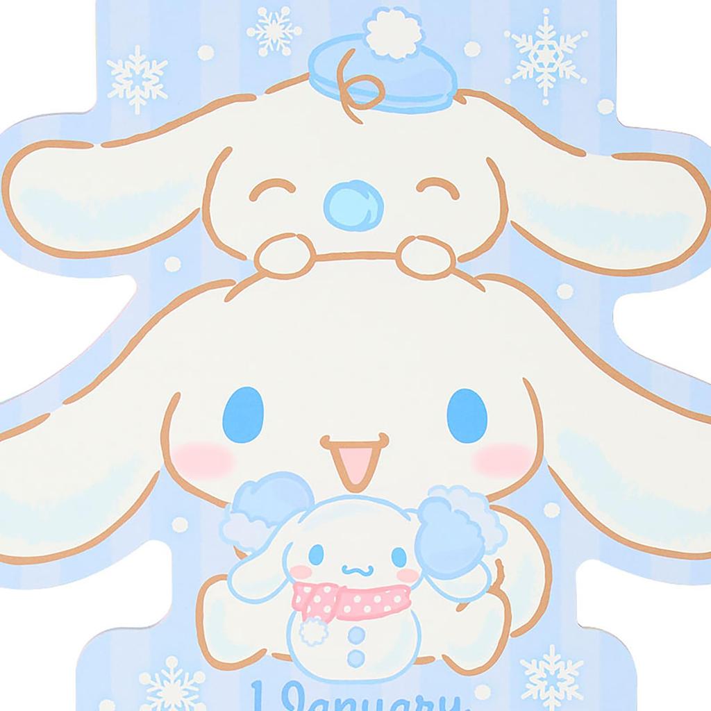 Sanrio 2026 Cinnamoroll Paper Wall Wall 622834 Die-Cut Calendar, Calendar, Calendar,