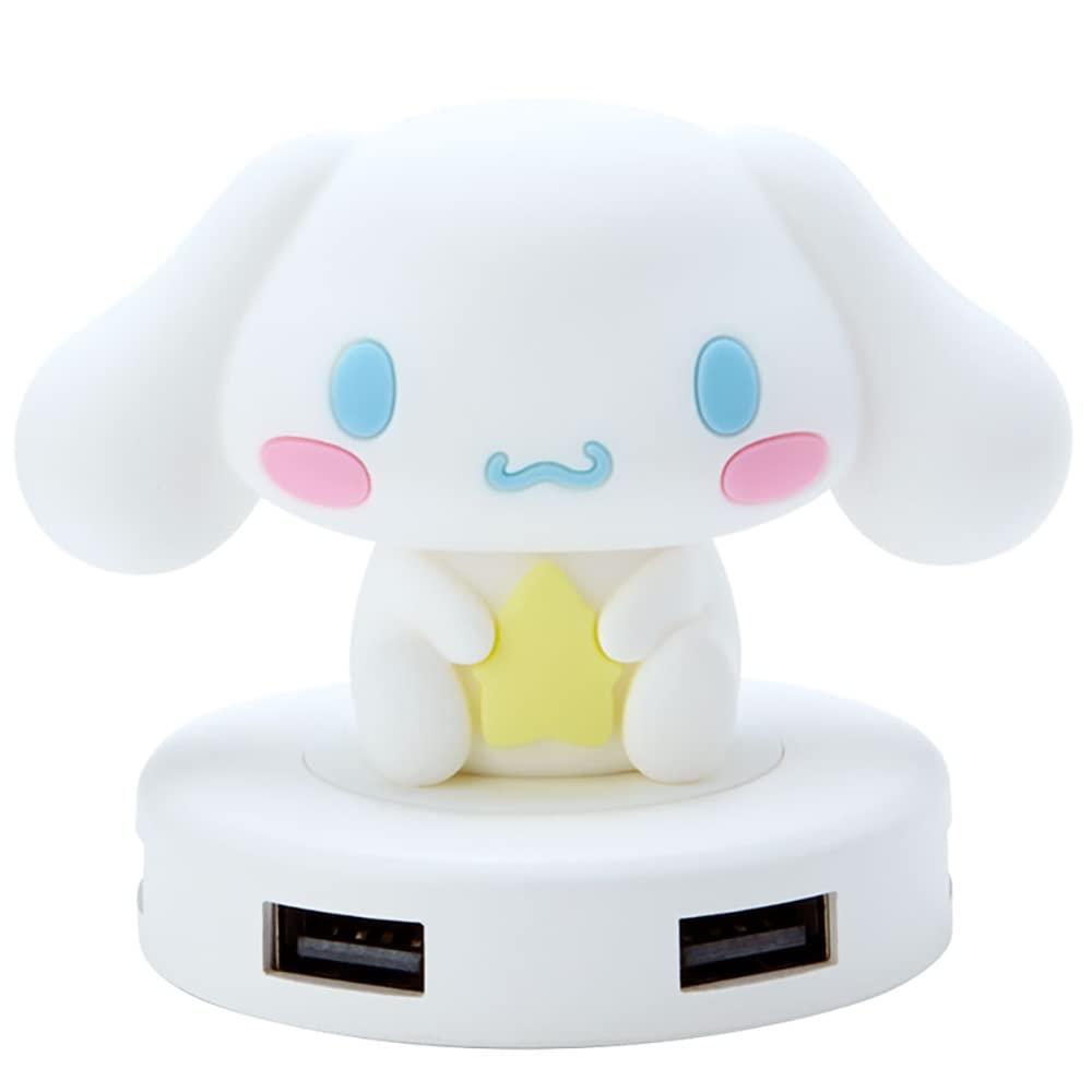 Sanrio USB Hub 4 Ports 110cm Cable Bus Power Win10 8.1 7  Mac OS X 10.9 Cinnamoroll Cinnamoroll USB2.01.1 Telework Home Remote Character 235598 SANRIO