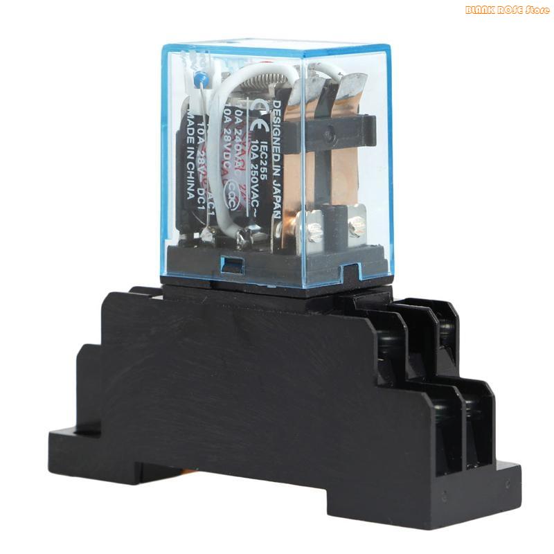 K1AE LY2NJ AC 220V 10A With 8 Pin + Socket Base