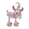 Christmas Elk Doll Standing Plush Doll Reindeer Plush Xmas Figurine Christmas