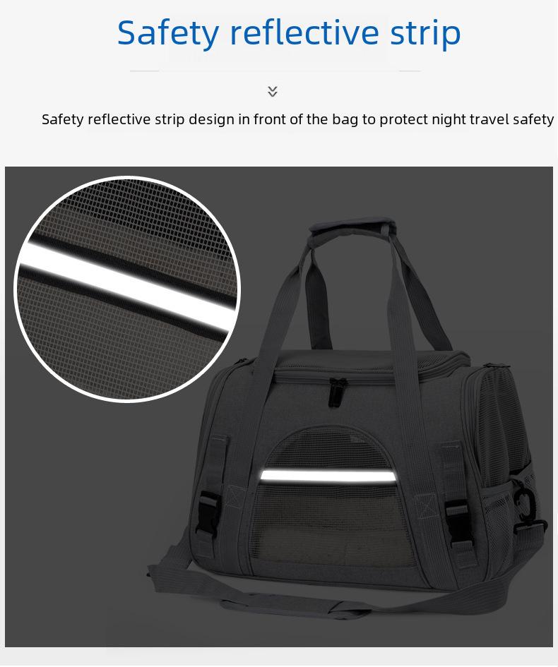 Breathable Foldable Pet Handbag for Cats and Dogs