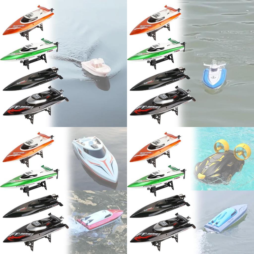 Rc Speedboat Toy With Adjustable Propeller And Forward Backward Control For Kids And Adults