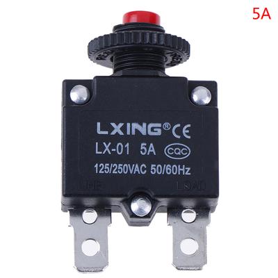 Circuit Breaker Overload Protector Switch Fuse 3A 4A 5A 6A 8A 10A 15A 20A 30A