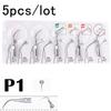 5Pcs Dental Ultrasonic Scaler Tips for Periodontics Endodontics Professional Teeth Cleaning Tools